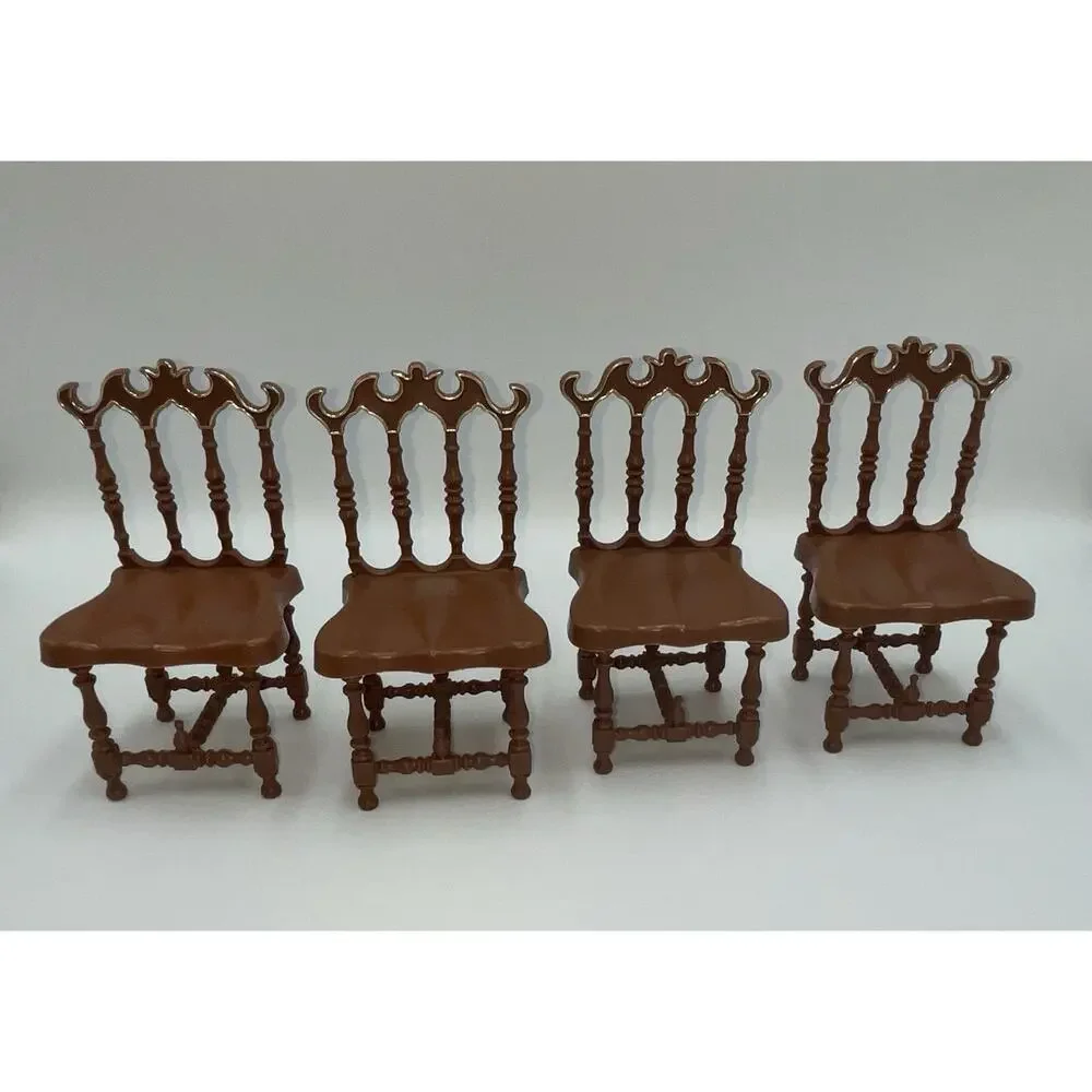 Migliorati Galba Italian Serie Principessa Dining Table & 4 Chairs 1:6‎ Scale